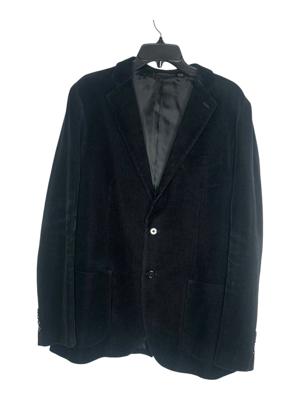 Uniqlo Black Corduroy Sport Coat Men’s Size Large Fall Classic Style